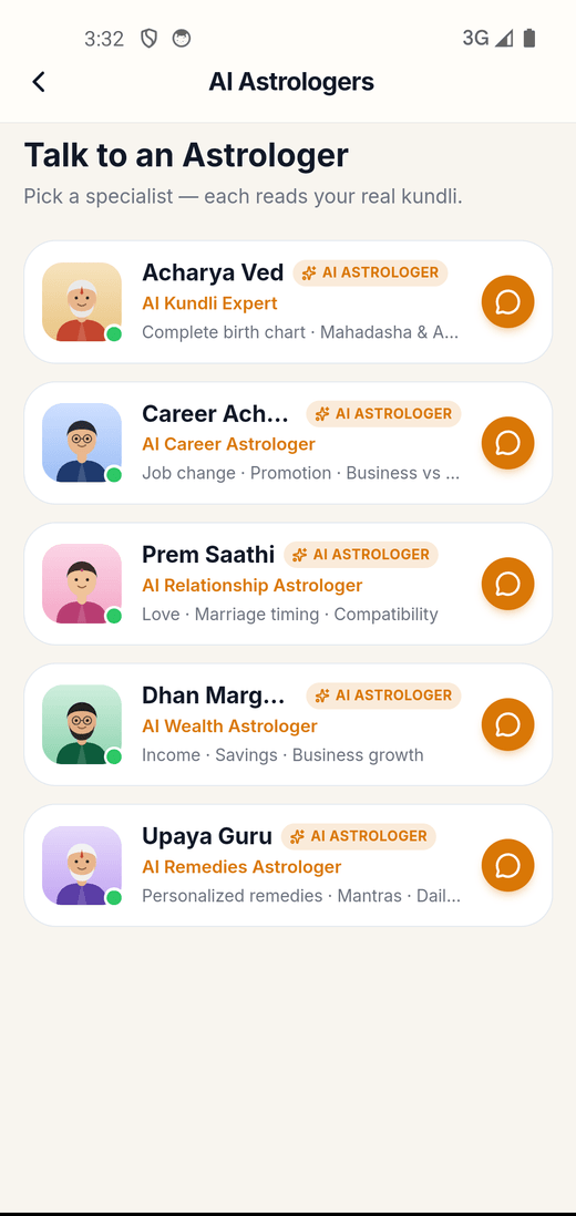 Choose an AI astrologer